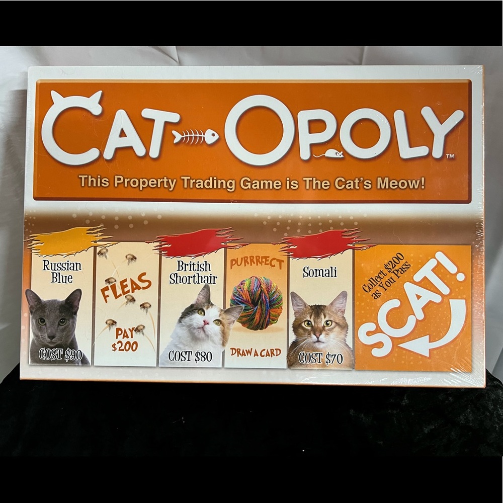Cat-Opoly Board Game. NEW!